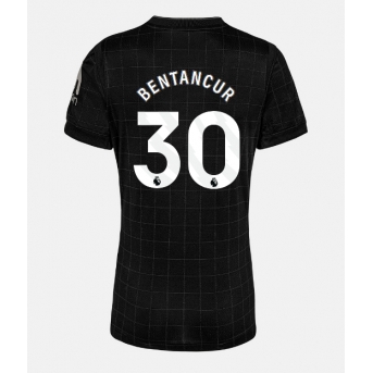Tottenham Hotspur Rodrigo Bentancur #30 Maglia Gara Trasferta Repliche 2025-26 Donna Maniche Corte